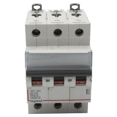 Wyłącznik Nadprądowy S 303 3P B25A 6kA DX3 407563 LEGRAND (407563)