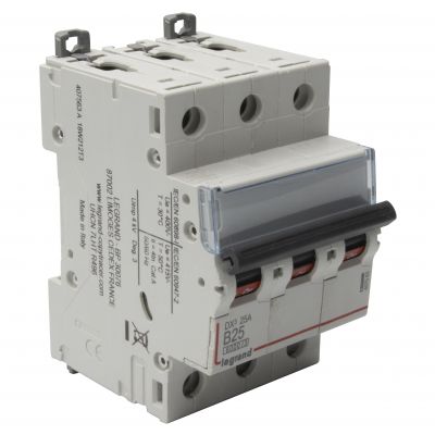 Wyłącznik Nadprądowy S 303 3P B25A 6kA DX3 407563 LEGRAND (407563)