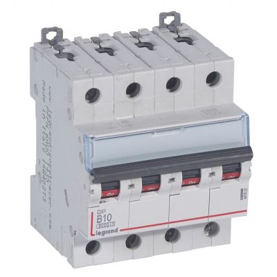 Wyłącznik Nadprądowy S 304 4P B10A 6kA DX3 407622 LEGRAND (407622)