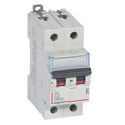 Wyłącznik Nadprądowy S 302 2P C2A 6kA DX3 407793 LEGRAND (407793)