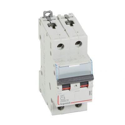 Wyłącznik Nadprądowy S 302 2P C3A 6kA DX3 407794 LEGRAND (407794)