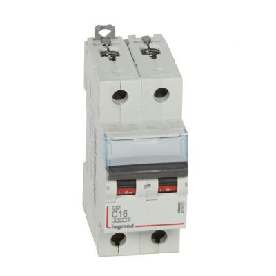 Wyłącznik Nadprądowy S 302 2P C16A 6kA DX3 407800 LEGRAND (407800)