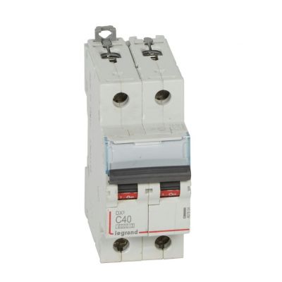 Wyłącznik Nadprądowy S 302 2P C40A 6kA DX3 407804 LEGRAND (407804)