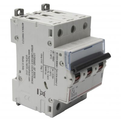 Wyłącznik Nadprądowy S 303 3P C4A 6kA DX3 407854 LEGRAND (407854)