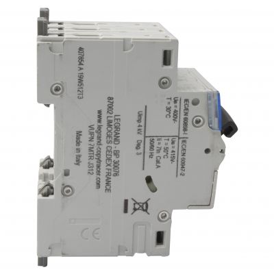 Wyłącznik Nadprądowy S 303 3P C4A 6kA DX3 407854 LEGRAND (407854)