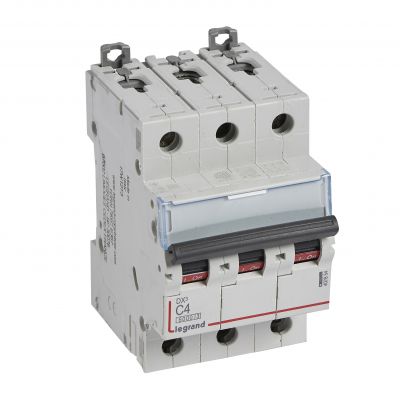 Wyłącznik Nadprądowy S 303 3P C4A 6kA DX3 407854 LEGRAND (407854)