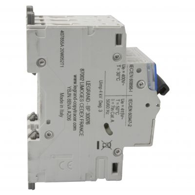 Wyłącznik Nadprądowy S 303 3P C6A 6kA DX3 407855 LEGRAND (407855)