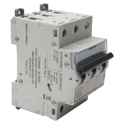 Wyłącznik Nadprądowy S 303 3P C10A 6kA DX3 407857 LEGRAND (407857)