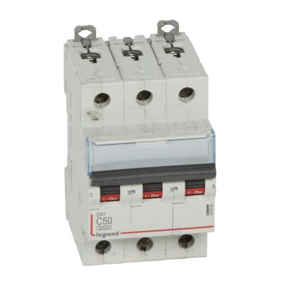 Wyłącznik Nadprądowy S 303 3P C50A 6kA DX3 407864 LEGRAND (407864)