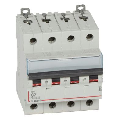 Wyłącznik Nadprądowy S 304 4P C2A 6kA DX3 407921 LEGRAND (407921)