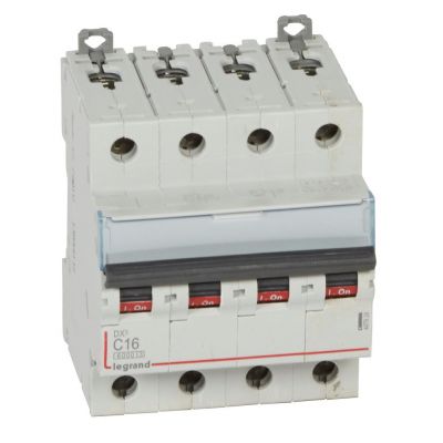 Wyłącznik Nadprądowy S 304 4P C16A 6kA DX3 407928 LEGRAND (407928)
