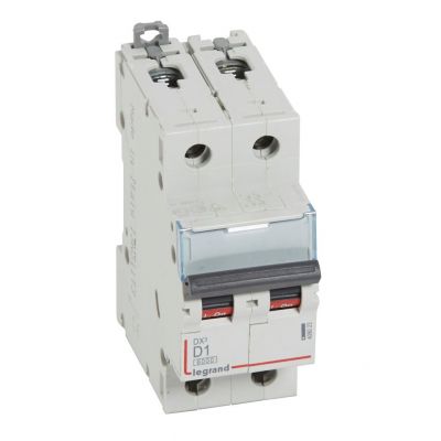 Wyłącznik Nadprądowy S 302 2P D1A 6kA DX3 408023 LEGRAND (408023)
