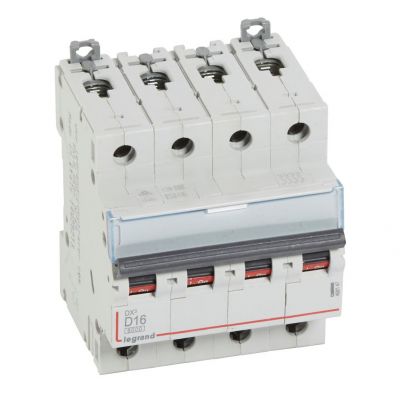 Wyłącznik Nadprądowy S 304 4P D16A 6kA DX3 408147 LEGRAND (408147)
