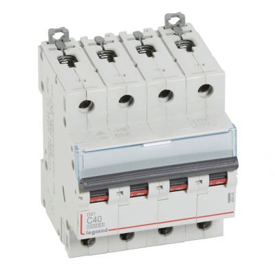 Wyłącznik Nadprądowy S 314 4P C40A 10000A DX3 409340 LEGRAND (409340)