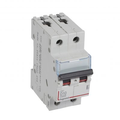Wyłącznik Nadprądowy S 312 2P D10A 10000A DX3 409449 LEGRAND (409449)