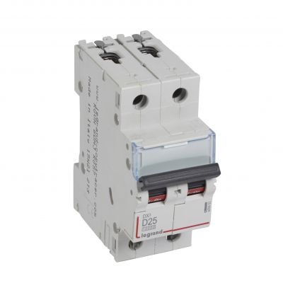 Wyłącznik Nadprądowy S 312 2P D25A 10000A DX3 409453 LEGRAND (409453)