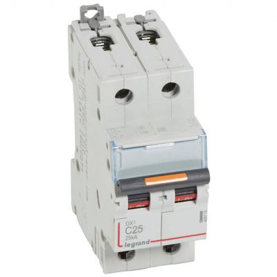 Wyłącznik Nadpradowy 2P C25A 25Ka S322 DX3 409770 LEGRAND (409770)