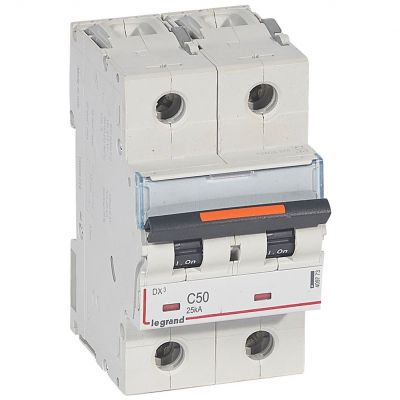 Wyłącznik Nadprądowy S322 C50 2P 50A 25Ka DX3 409773 LEGRAND (409773)