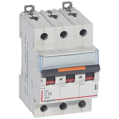 Wyłącznik Nadprądowy S323 C16 3P 16A 25Ka DX3 409781 LEGRAND (409781)