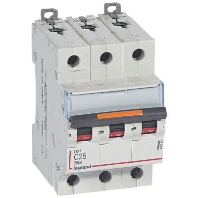 Wyłącznik Nadprądowy S323 C25 3P 25A 25Ka DX3 409783 LEGRAND (409783)
