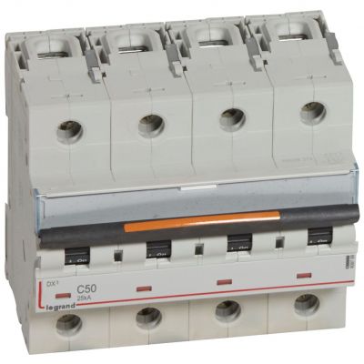 Wyłącznik Nadprądowy S324 C50 4P 50A 25Ka DX3 409799 LEGRAND (409799)