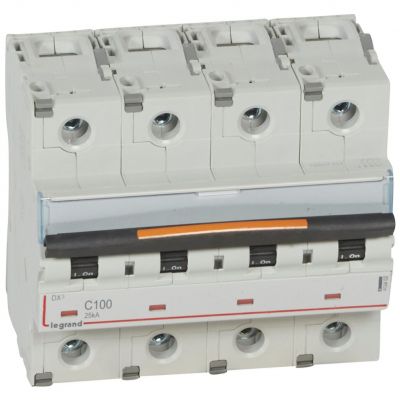Wyłącznik Nadprądowy S324 C100 4P 100A 25Ka DX3 409802 LEGRAND (409802)