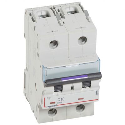 Wyłącznik Nadprądowy S322 C10 2P 10A 50Ka DX3 410147 LEGRAND (410147)
