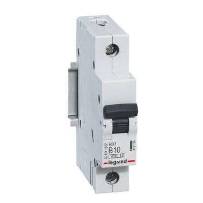 Wyłącznik Nadprądowy 1P B10A 6kA AC S301 RX3 419134 LEGRAND (419134)