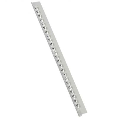 Oznacznik Biały Litery Lit. U /240Szt./ 037846 LEGRAND (037846)