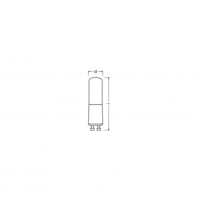 SPECIAL T SLIM CL 60 dim 7W 827 GU10 LEDVANCE (4058075607378)