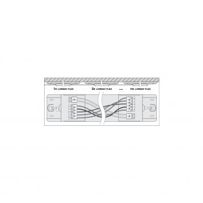 LOW BAY FLEX 1500 DALI P 105W 840 W LEDVANCE (4058075676329)