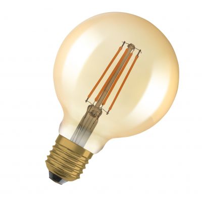 Żarówka LED 2szt. dekoracyjna kula E27 6,5W 725lm 2400K ciepła biel ściemnialna Vintage OSRAM (4058075754737)