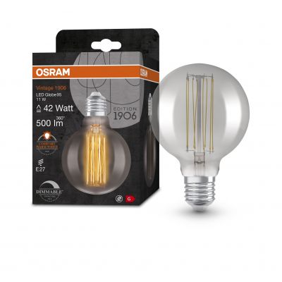 Lampa LED Vintage 1906 SMOKE 95 dim 11W/818 E27 LEDVANCE (4058075761353)