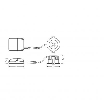 SP FIX P 8W 940 PS DIM IP44 WT LEDVANCE (4058075799561)