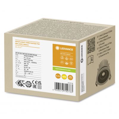 SP FP FIX P 8W 930 PS DIM IP65 BK LEDVANCE (4058075799783)