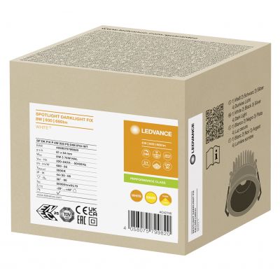 SP DK FIX P 8W 930 PS DIM IP44 WT LEDVANCE (4058075799820)