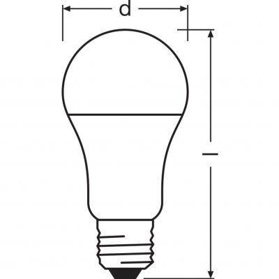 Żarówka LED /3szt./ E27 10W=75W 1055lm ciepła biel OSRAM (4058075819436)