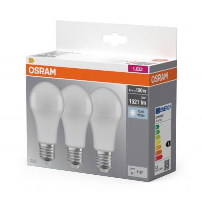 Żarówka LED /3szt./ E27 13W=100W 1521lm 4000K neutralna biel OSRAM (4058075819559)