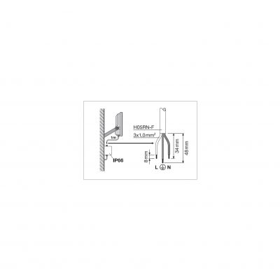 Naświetlacz LED FLOODLIGHT PFM G4 8W/6W 1133lm/W 3000K Biały LEDVANCE (4099854305702)