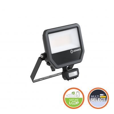Naświetlacz LED z czujnikiem ruchu FLOODLIGHT sensor PFM G4 27W41W IP65 3000K 133lm/W czarny LEDVANCE (4099854306860)