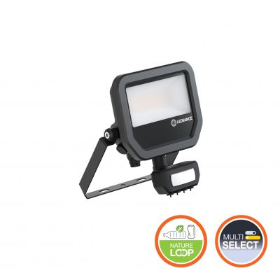 Naświetlacz LED z czujnikiem ruchu FLOODLIGHT 11W17W IP65 4000K 145lm czarny LEDVANCE (4099854309526)