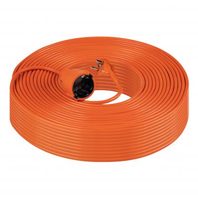 Przedłużacz ogrodowy jednogniazdowy Schuko, PVC 3x1mm2, długość 50m (GES-1(GS)/50M)