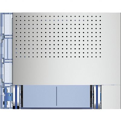 Sfera: Plakietka Modułu Fonicznego Podstawowego - 2x1 Przycisk - Aluminium 351041 LEGRAND (351041)