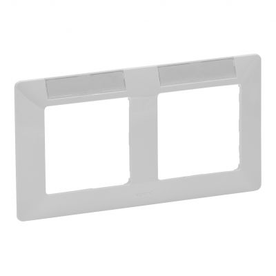 Valif:Ramka x2 Biała Z Etykiet 754012 LEGRAND (754012)