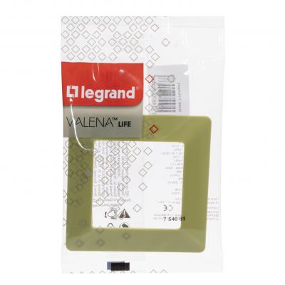 Valif:Ramka x1 Limonkowy 754081 LEGRAND (754081)
