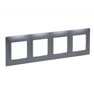 Niloe Selection - Ramka Poczwórna Stal 762054 LEGRAND (762054)