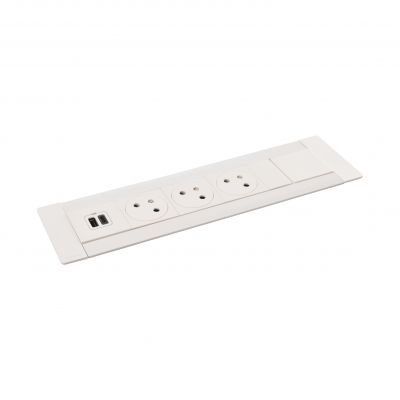 Incara: Multilink - 3x2P+Z / Usb A+C - 2,0 M-Biały 654860 LEGRAND (654860)