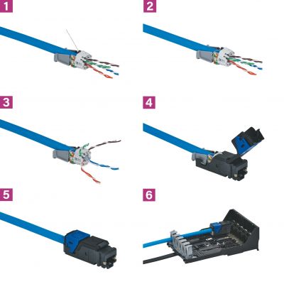 Lcs:6X Port Kat6 Utp 033763 LEGRAND (033763)