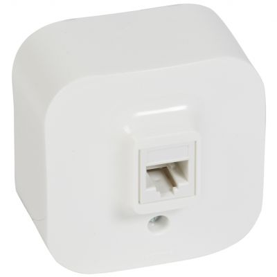 Forix IP20 Gniazdo 1Xrj11 Białe 782414 LEGRAND (782414)