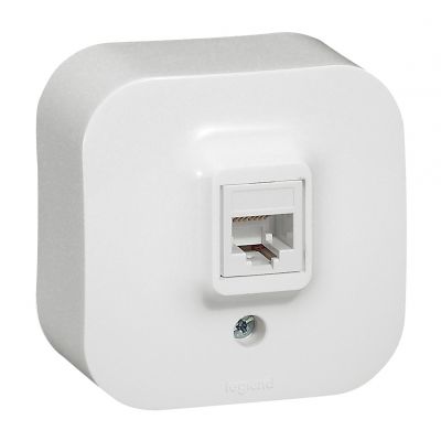 Forix IP20 - Gniazdo 1Xrj45 Kat. 5E Utp Białe 782424 LEGRAND (782424)